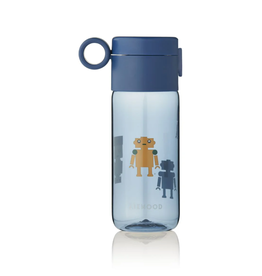 Liewood Clemence Bouteille 350 Ml Robots / Indigo blue
