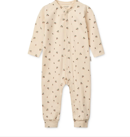 Liewood Combinaison pyjama imprimée BIRK Peach mini / Sea shell