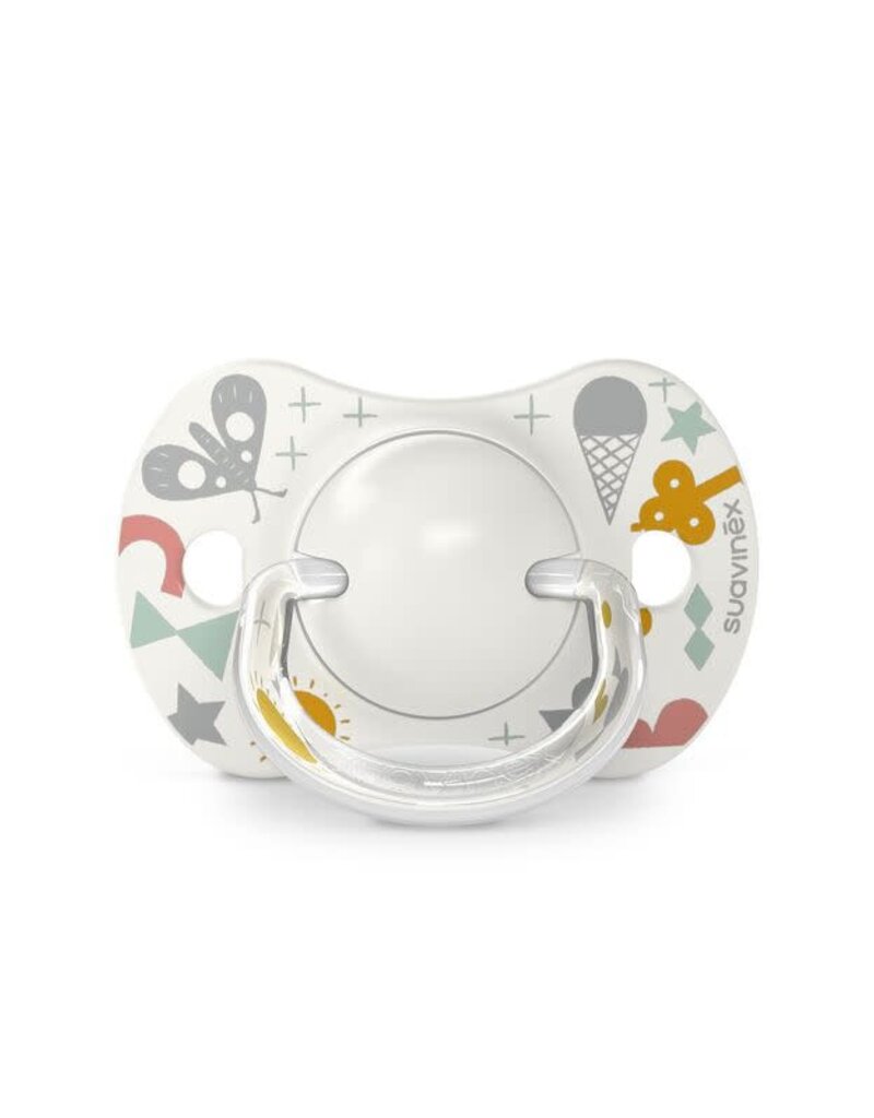 Suavinex Lot de 2 sucettes SX Pro 0/6m A walk in the park Grey