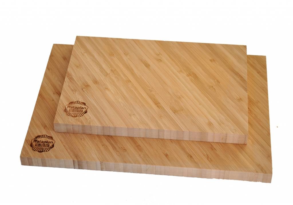 DuneDesign Bamboo chopping board 49x37x8 stainless steel collection