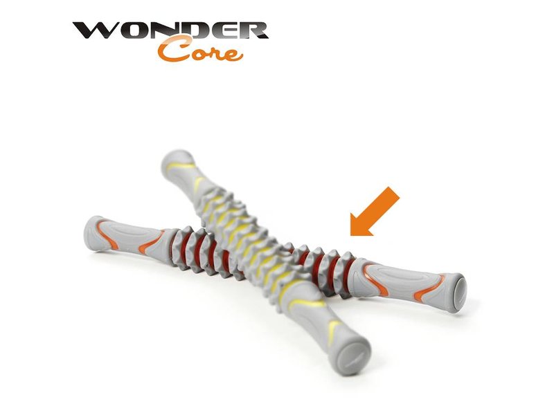 Wonder Core Massage Stick - Gray/Orange