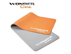 Wonder Core Yoga Mat TPE - 0,6 cm - Gray/Orange
