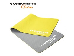 Wonder Core Yoga Mat TPE - 0,6 cm - Gray/Green