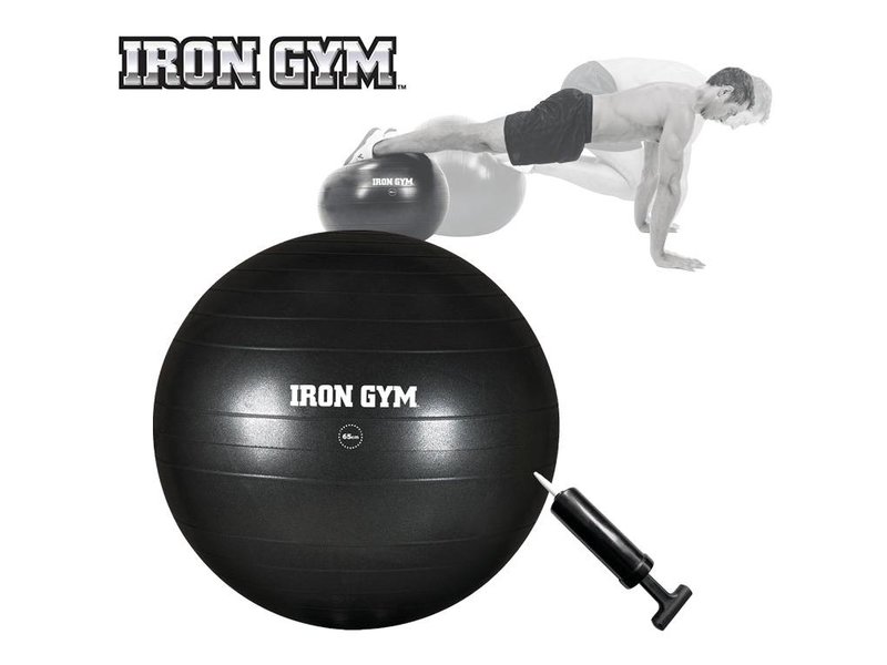Iron Gym Essential Exercise Ball 55 cm and Pump