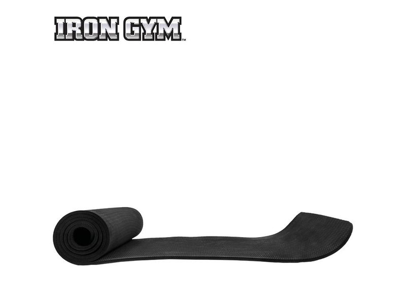Iron Gym Exercise & Yoga Mat with Carry Strap (10mm nbr)