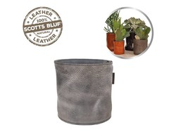 Scotts Bluf Lederen bloempot Grey 31 Size M