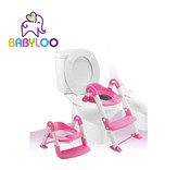 Babyloo Bambino Boost 3-in-1 Training Seat - Pink/White