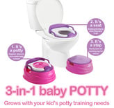 Babyloo Bambino 3-in-1 Potty - Pink/Purple