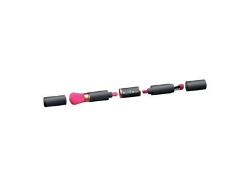 Beauté Brush Zwart/Roze - 4-in-1 beauty tool