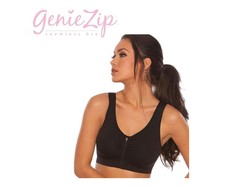 Genie Zip Bra (Zwart)