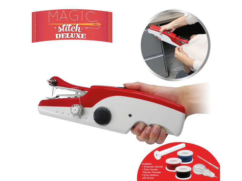 Magic stitch Deluxe - Hand-Held Sewing Machine
