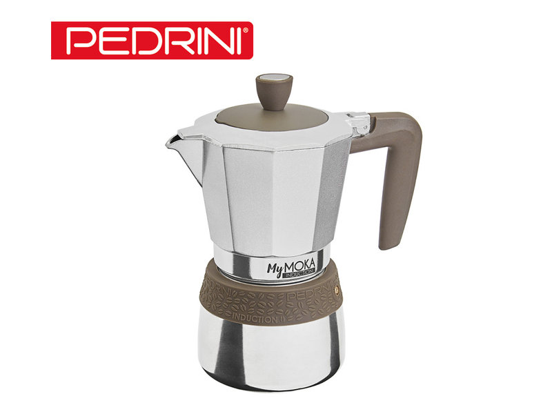 Pedrini My Moka Induction Coffeemaker - 6 Cups