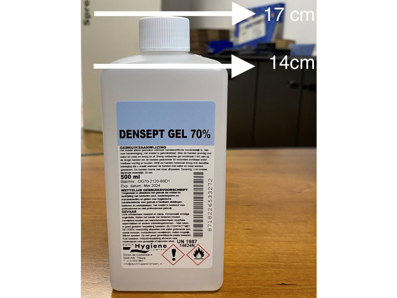 Densept70% Hand Alcohol Gel 500ML