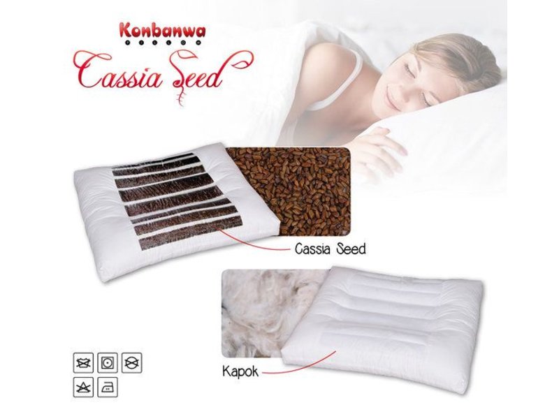 Cassia Seed Pillow by Konbanwa Pillow