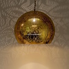 Hanglamp Ameera goud bol - in 2 diameters