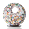 Tafellamp Glass Multi Color Donut