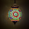 Hanglamp bol Roya multi colour in 2 maten
