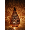 Tafellamp Ameera filigrain druppel vintage koper in 2 maten