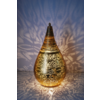 Tafellamp Ameera filigrain druppel vintage goud in 2 maten