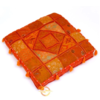 Oosters vloerkussen Patchwork oranje 60cm