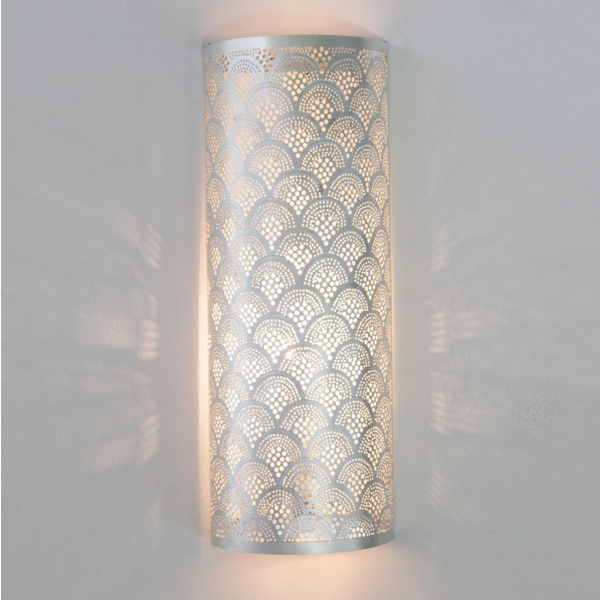 Wall Lamp Cylinder M Fan Silver Zenza dePauwWonen