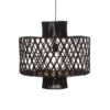 Hanglamp Rattan Candy zwart