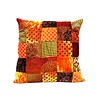 Oosters sierkussen Patchwork Oranje in 3 maten