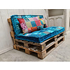 Oosterse Palletkussens set Patchwork Turquoise