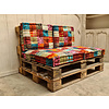 Oosterse Palletkussens set Patchwork Multi-Colour