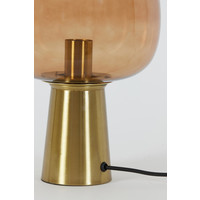Tafellamp Change brons - bruin glas in 2 maten