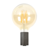 LED filament lamp - Bol Ø9,5 - E27-6W - warm wit