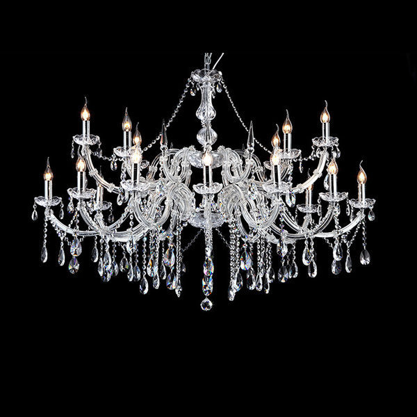 aangenaam Zonder porselein Kroonluchter kristal Hang lamp: Maria Theresa 802-12+6 chroom - dePauwWonen