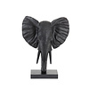 Ornament ELEPHANT mat zwart
