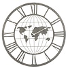 Wandklok Global Time - XL Grijs