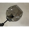 Hanglamp Graham 8L Messing Frame - 3 glas keuzes - ledlampen inclusief