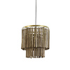 Hanglamp GULARO hout bruin+brons