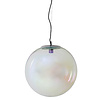 Hanglamp 48 cm MEDINA glas regenboog+zwart