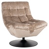 Draaifauteuil Sydney Taupe Chenille