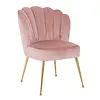 Eetkamerstoel Pippa Pink Velvet Gold