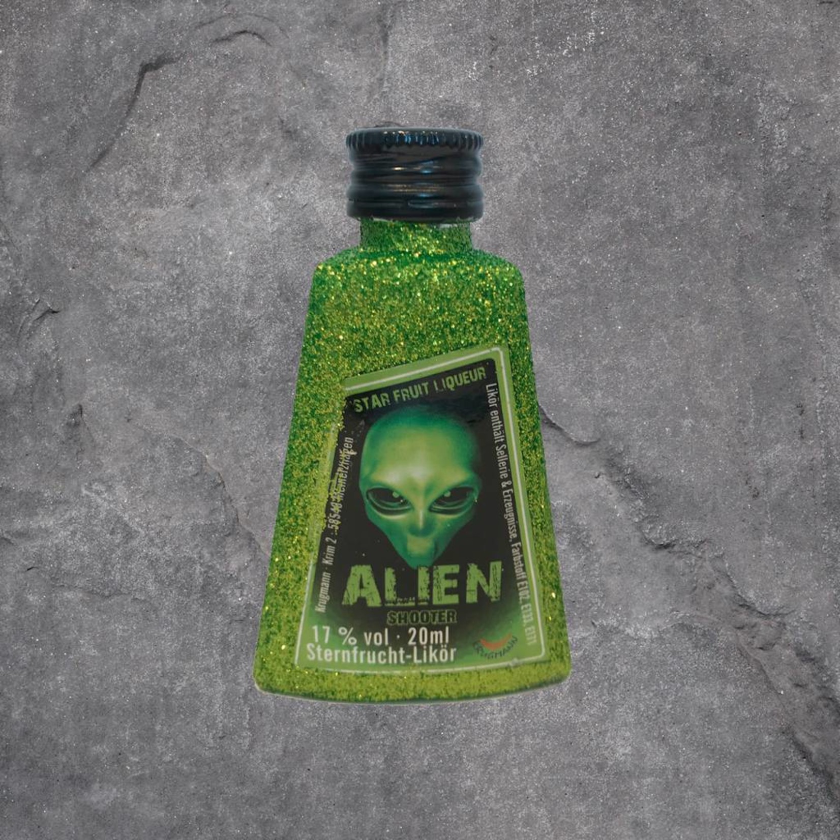 Likör Glitzer ALIEN Sternfrucht-Glitzer-Likör Mini (0,02l)