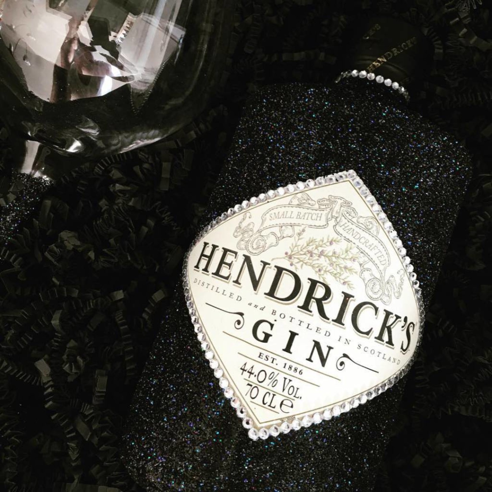 Geschenkset Glitzer Geschenkset (Flasche + Box) Hendrick's Gin