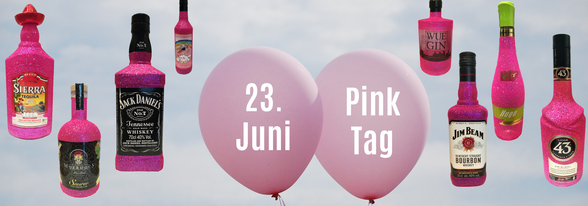 Am 23. Juni ist der Pink Tag - Glitzert mit