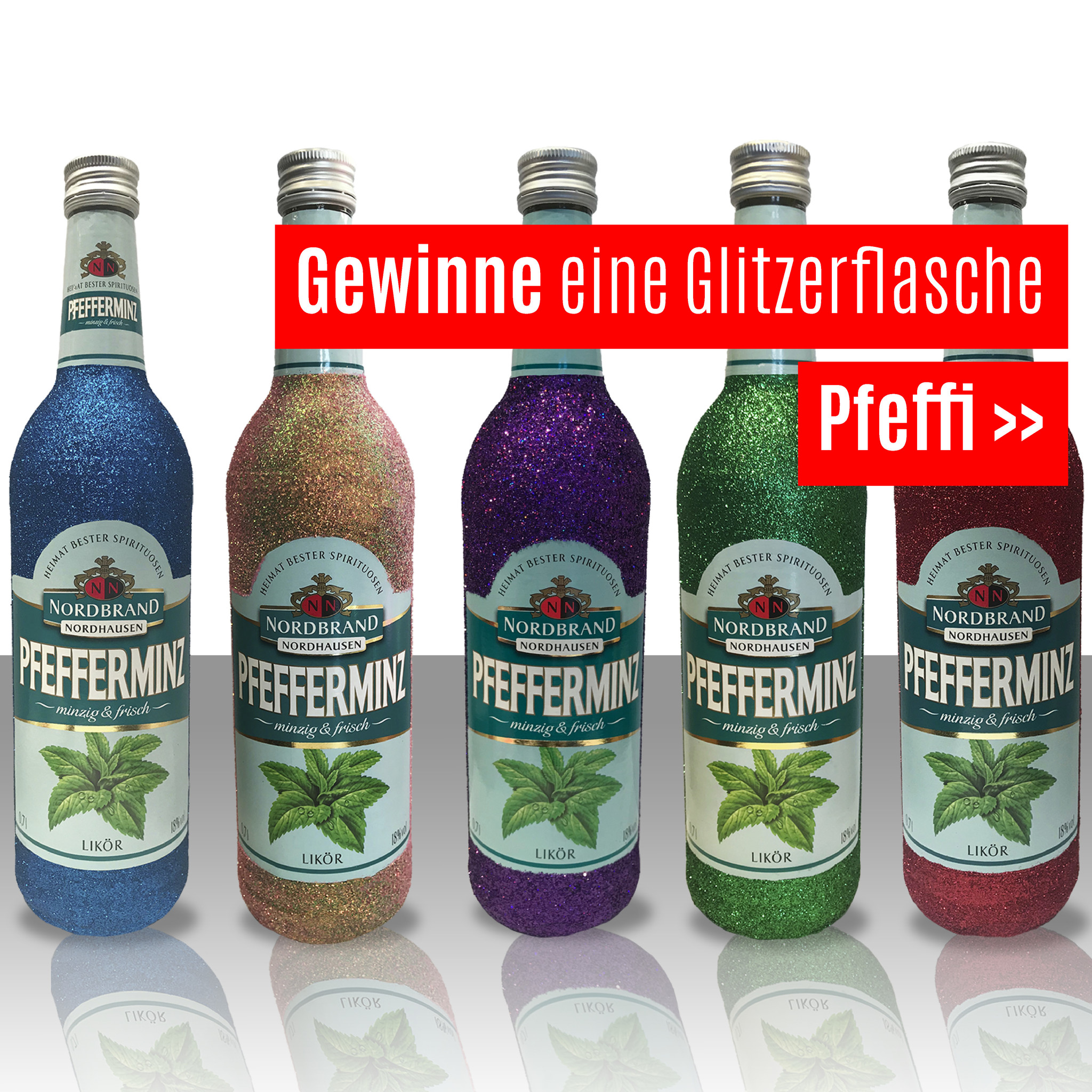 Instagram Gewinnspiel Glitzer PFEFFI !! GEWINNE!!! Glitzer !!!! Glitzerflasche !!!