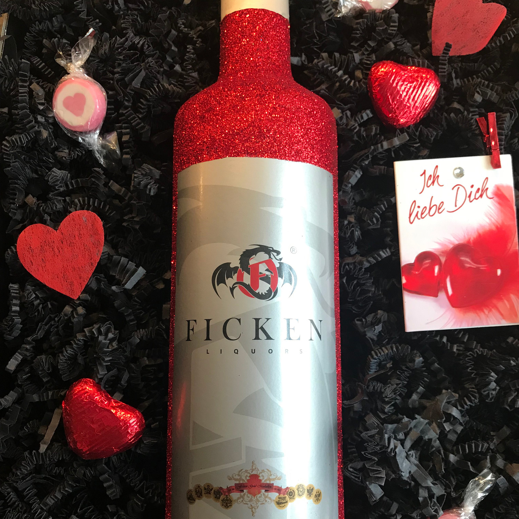 Geschenkset Glitzer Ficken Likör Geschenkset  (0,7l)