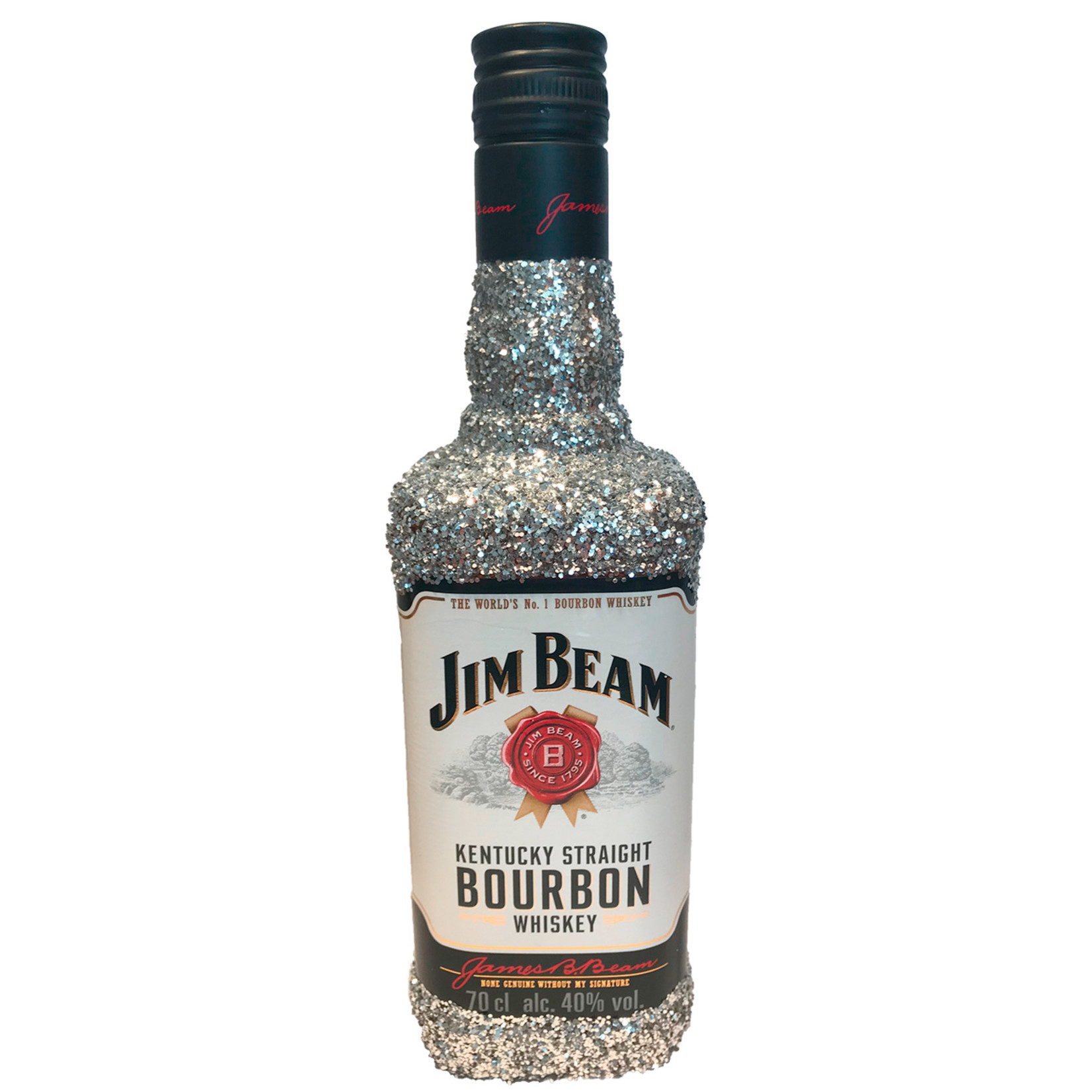 Geschenkset Glitzer Geschenkset  Jim Beam Kentucky Straight Bourbon (0,7l)