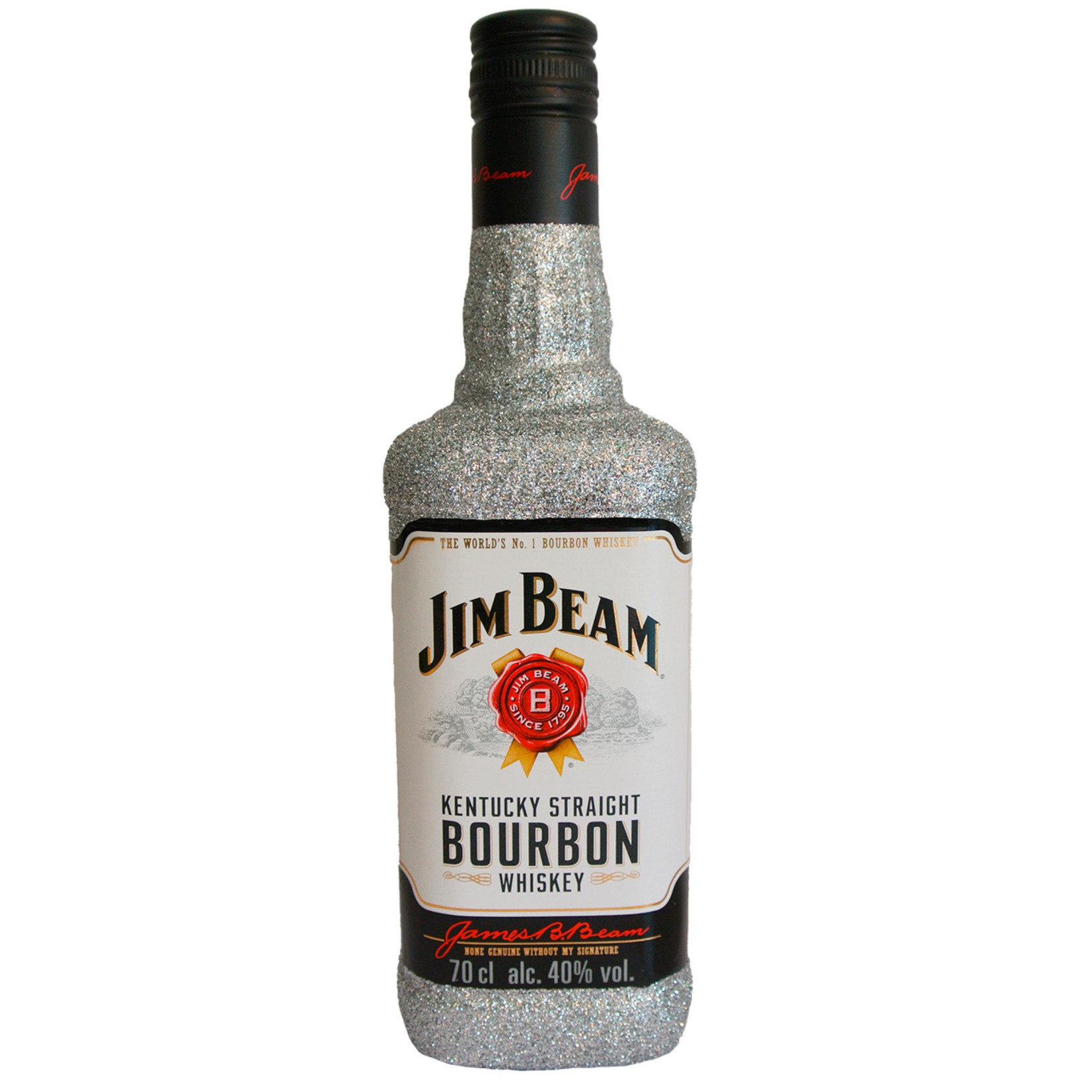 Geschenkset Glitzer Geschenkset  Jim Beam Kentucky Straight Bourbon (0,7l)