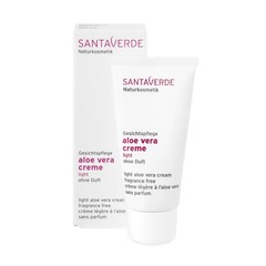 Santaverde SantaVerde Aloe Vera Cream Light zonder parfum 30ml
