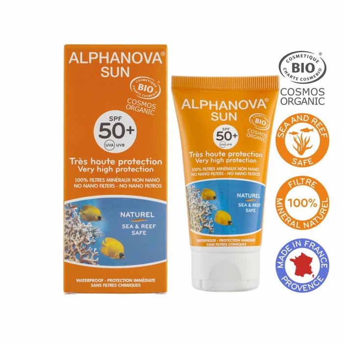 ALPHANOVA SUN BIO SPF 50+ Face Cream Tube Summer-Winter  50g