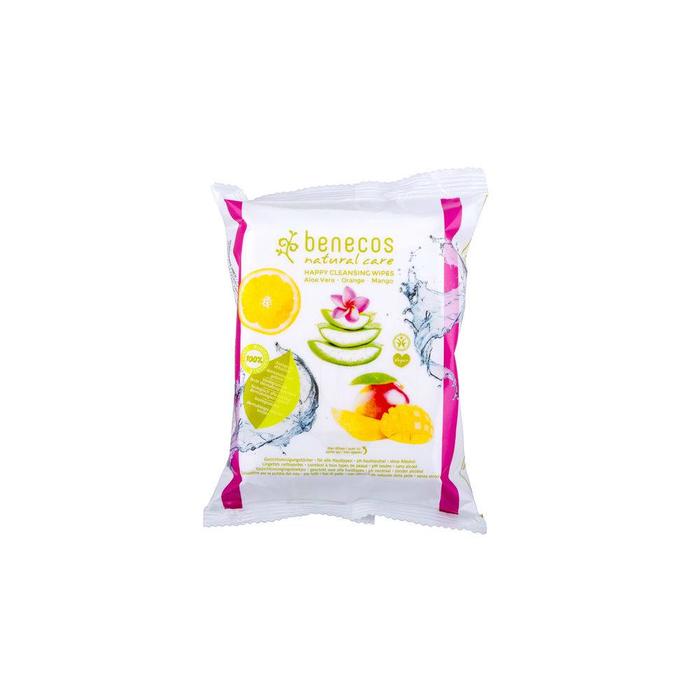 Benecos Natural HAPPY Cleansing Wipes - for lucky skin 25 stuks