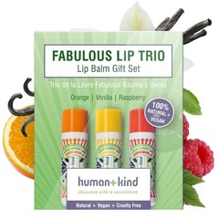 Human + Kind Natuurlijke Lip Balm Trio Vegan